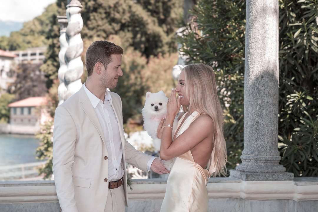 Romantic Proposal on Lake Como