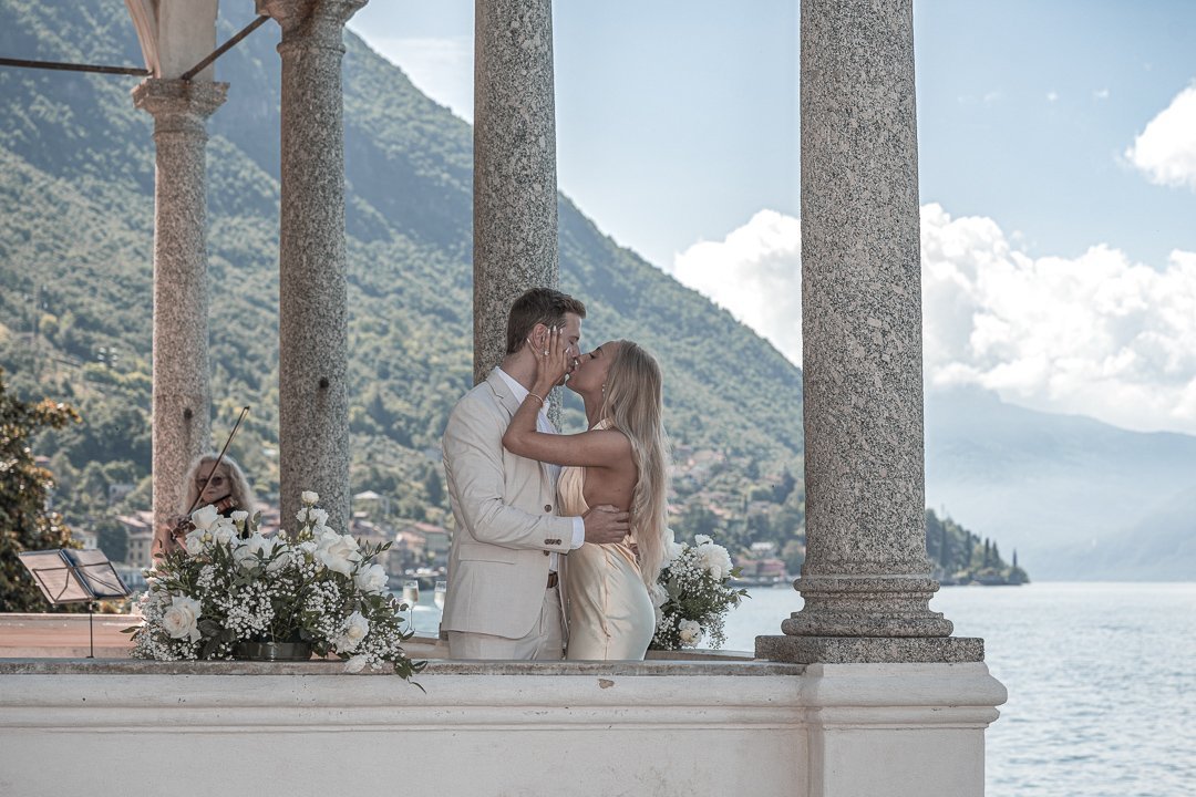 Romantic Proposal on Lake Como
